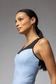 ALÉ Cycling sleeveless jersey - COLOR BLOCK PRAGMA - light blue/black