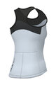 ALÉ Cycling sleeveless jersey - COLOR BLOCK PRAGMA - light blue/black