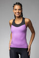 ALÉ Cycling sleeveless jersey - COLOR BLOCK PRAGMA - pink/black