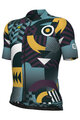 ALÉ Cycling short sleeve jersey - PR-E GAMES - turquoise/purple/yellow