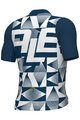 ALÉ Cycling short sleeve jersey - MULTIVERSO PR-E - blue/white