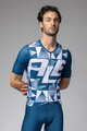 ALÉ Cycling short sleeve jersey - MULTIVERSO PR-E - blue/white