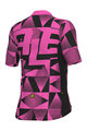 ALÉ Cycling short sleeve jersey - PR-E MULTIVERSO - pink/black
