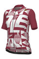 ALÉ Cycling short sleeve jersey - MULTIVERSO PR-E - red/white