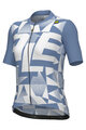 ALÉ Cycling short sleeve jersey - MULTIVERSO PR-E - blue/white
