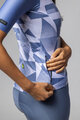 ALÉ Cycling short sleeve jersey - MULTIVERSO PR-E - blue/white