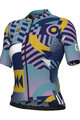 ALÉ Cycling short sleeve jersey - PR-E GAMES - pink/turquoise/yellow