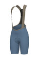 ALÉ Cycling bib shorts - MASTER 2.0 PR-E - light blue