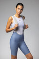ALÉ Cycling bib shorts - MASTER 2.0 PR-E - light blue