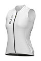 ALÉ Cycling sleeveless jersey - PRAGMA COLOR BLOCK - white
