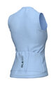 ALÉ Cycling sleeveless jersey - PRAGMA COLOR BLOCK - light blue