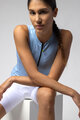 ALÉ Cycling sleeveless jersey - COLOR BLOCK PRAGMA - light blue