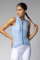 ALÉ Cycling sleeveless jersey - COLOR BLOCK PRAGMA - light blue