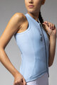 ALÉ Cycling sleeveless jersey - COLOR BLOCK PRAGMA - light blue