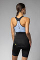 ALÉ Cycling skinsuit - COLOR BLOCK PRAGMA - light blue/black