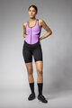 ALÉ Cycling skinsuit - COLOR BLOCK PRAGMA - purple/black