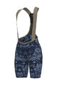 ALÉ Cycling bib shorts - SAUVAGE PR-E - blue/light blue