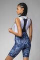 ALÉ Cycling bib shorts - SAUVAGE PR-E - blue/light blue