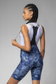 ALÉ Cycling bib shorts - SAUVAGE PR-E - blue/light blue