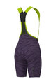 ALÉ Cycling bib shorts - PR-E SAUVAGE - purple/multicolour