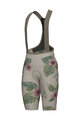 ALÉ Cycling bib shorts - SAUVAGE PR-E - beige/multicolour