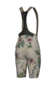 ALÉ Cycling bib shorts - SAUVAGE PR-E - beige/multicolour