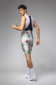 ALÉ Cycling bib shorts - SAUVAGE PR-E - beige/multicolour