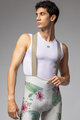 ALÉ Cycling bib shorts - SAUVAGE PR-E - beige/multicolour