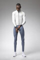 ALÉ Cycling winter long sleeve jersey - KLIMATIK K-IDRO - white