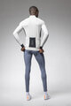 ALÉ Cycling winter long sleeve jersey - KLIMATIK K-IDRO - white
