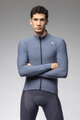 ALÉ Cycling winter long sleeve jersey - KLIMATIK K-IDRO - blue