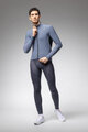 ALÉ Cycling winter long sleeve jersey - KLIMATIK K-IDRO - blue