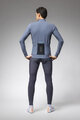 ALÉ Cycling winter long sleeve jersey - KLIMATIK K-IDRO - blue