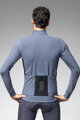 ALÉ Cycling winter long sleeve jersey - KLIMATIK K-IDRO - blue