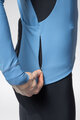 ALÉ Cycling winter long sleeve jersey - KLIMATIK K-IDRO - light blue