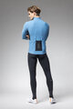 ALÉ Cycling winter long sleeve jersey - KLIMATIK K-IDRO - light blue