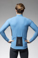 ALÉ Cycling winter long sleeve jersey - KLIMATIK K-IDRO - light blue