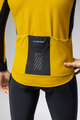 ALÉ Cycling windproof jacket - KLIMATIK K-TORNADO - yellow