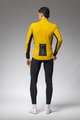 ALÉ Cycling windproof jacket - KLIMATIK K-TORNADO - yellow
