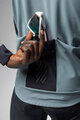 ALÉ Cycling windproof jacket - KLIMATIK K-TORNADO - light blue