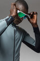 ALÉ Cycling windproof jacket - KLIMATIK K-TORNADO - light blue