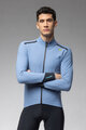 ALÉ Cycling windproof jacket - KLIMATIK K-TORNADO - blue