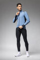 ALÉ Cycling windproof jacket - KLIMATIK K-TORNADO - blue