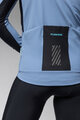 ALÉ Cycling windproof jacket - KLIMATIK K-TORNADO - blue