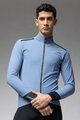 ALÉ Cycling windproof jacket - KLIMATIK K-TORNADO - blue