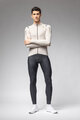 ALÉ Cycling winter long sleeve jersey - WARM RACE - ivory