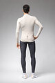 ALÉ Cycling winter long sleeve jersey - WARM RACE - ivory