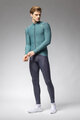 ALÉ Cycling winter long sleeve jersey - WARM RACE - green