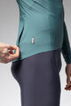 ALÉ Cycling winter long sleeve jersey - WARM RACE - green