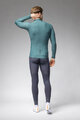 ALÉ Cycling winter long sleeve jersey - WARM RACE - green